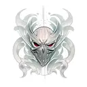 ghostface tattoo design idea