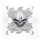 ghostface tattoo design idea