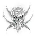 ghostface tattoo design idea