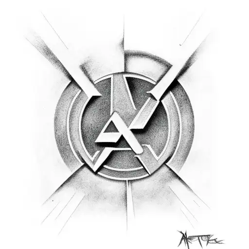 ac/dc tattoo design idea