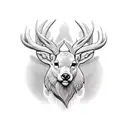 buck tattoo design idea