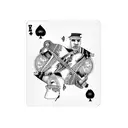 Doc Holliday with playing cards and guns  tattoo design idea