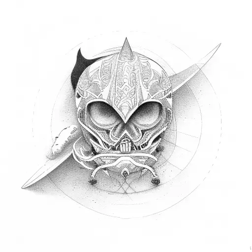 surfing tattoo design idea