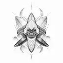 Surfboard tattoo design idea