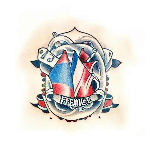 France tattoo design idea
