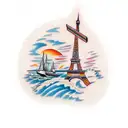 France tattoo design idea