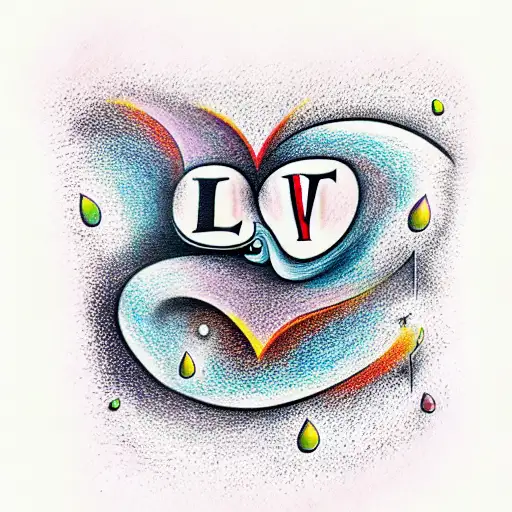 love tattoo design idea