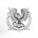 roman architecture, goodfella tattoo design idea