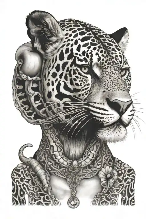 naughty umbanda tattoo design idea