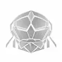 Daft Punk's helmet tattoo design idea