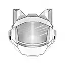 Daft Punk's helmet tattoo design idea