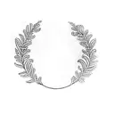 a laurel wreath tattoo design idea