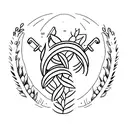 hephaestus forging olive branch tattoo design idea