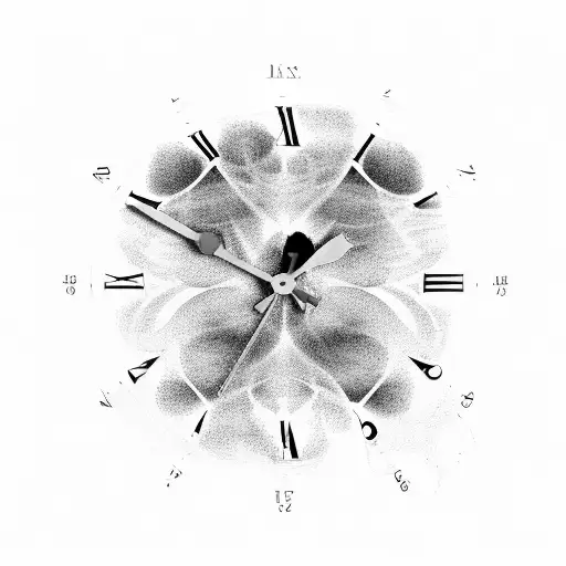 A clock tattoo represents time, which reminds the wearer to seize each and every moment, and live life to the fullest.  tattoo design idea