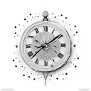 A clock tattoo represents time, which reminds the wearer to seize each and every moment, and live life to the fullest.  tattoo design idea