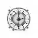 A clock tattoo represents time, which reminds the wearer to seize each and every moment, and live life to the fullest.  tattoo design idea