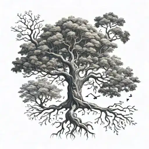 Give me a forearm tattoo design of a family tree that starts at grandma, goes down to Kidist, then goes down to kalkidan tattoo design idea