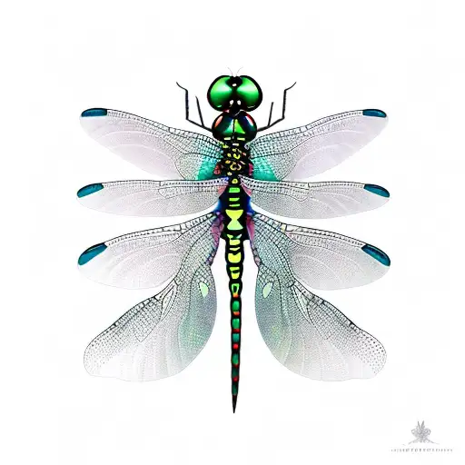 Dragonfly tattoo design idea