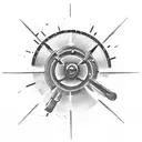 A cannon integrated into a larger military-themed sleeve tattoo tattoo design idea