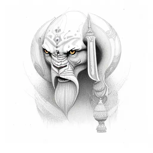 nothing is permanent in sanskrit tattoo design idea