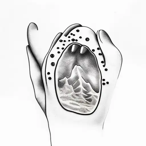 bear paw tattoo design idea