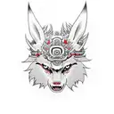 princess mononoke tattoo design idea