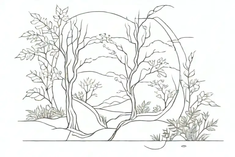 At the end of the story, everyone will turn into soil tattoo design idea