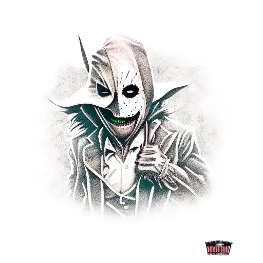 scarecrow from arkham asylum  tattoo design idea