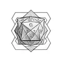 D20 tattoo design idea
