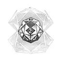 D20 tattoo design idea