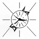 timepiece tattoo design idea