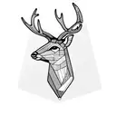 deer tattoo design idea