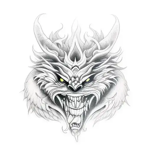 rengoku  tattoo design idea