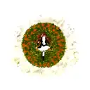 Leaves falling above a flower tattoo design idea