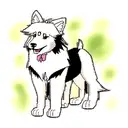 rough collie tattoo design idea