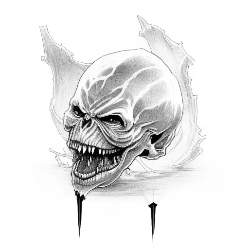 vampire bite mark tattoo design idea