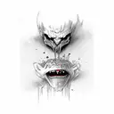 vampire bite mark tattoo design idea