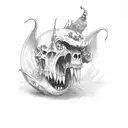 vampire bite mark tattoo design idea