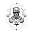 the riddler  tattoo design idea