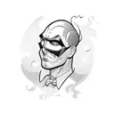the riddler  tattoo design idea