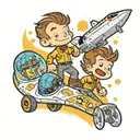 quantum leap, Calvin and Hobbes, Starship enterprise  tattoo design idea