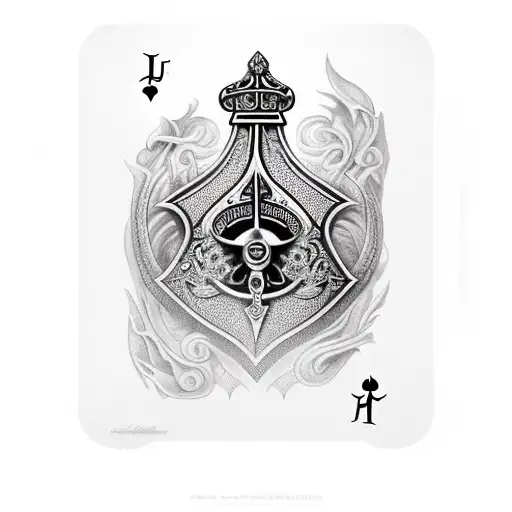 Ace of Spades tattoo design idea