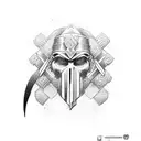 germanic warrior tattoo design idea