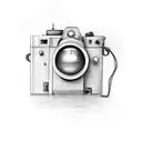 camera tattoo design idea