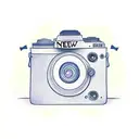 camera tattoo design idea