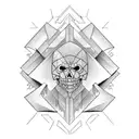 good vs evil tattoo design idea