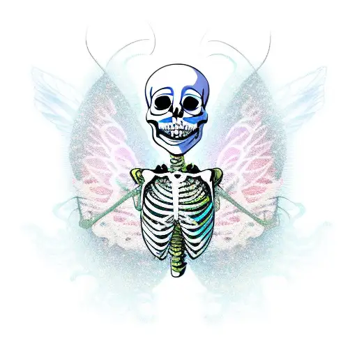 fairy skeleton tattoo ideas｜TikTok Search