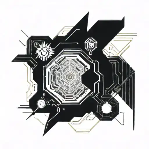 HELLO WORLD IS  tattoo design idea