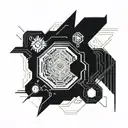 HELLO WORLD IS  tattoo design idea