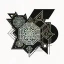 HELLO WORLD IS  tattoo design idea